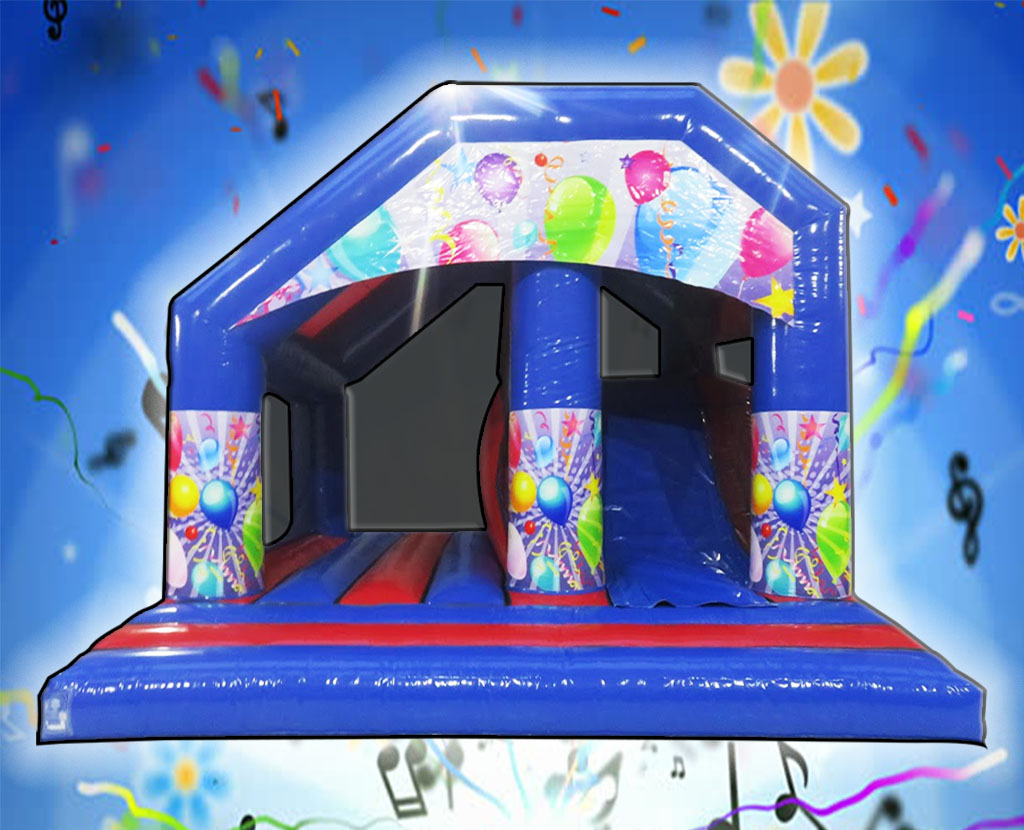 Large party combo with slide 16x17ft bouncy castle