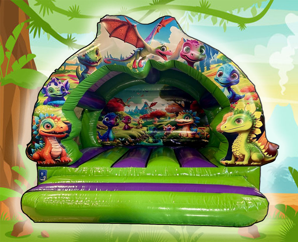 dino 12x12ft bouncy castle